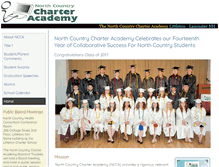 Tablet Screenshot of northcountrycharteracademy.com